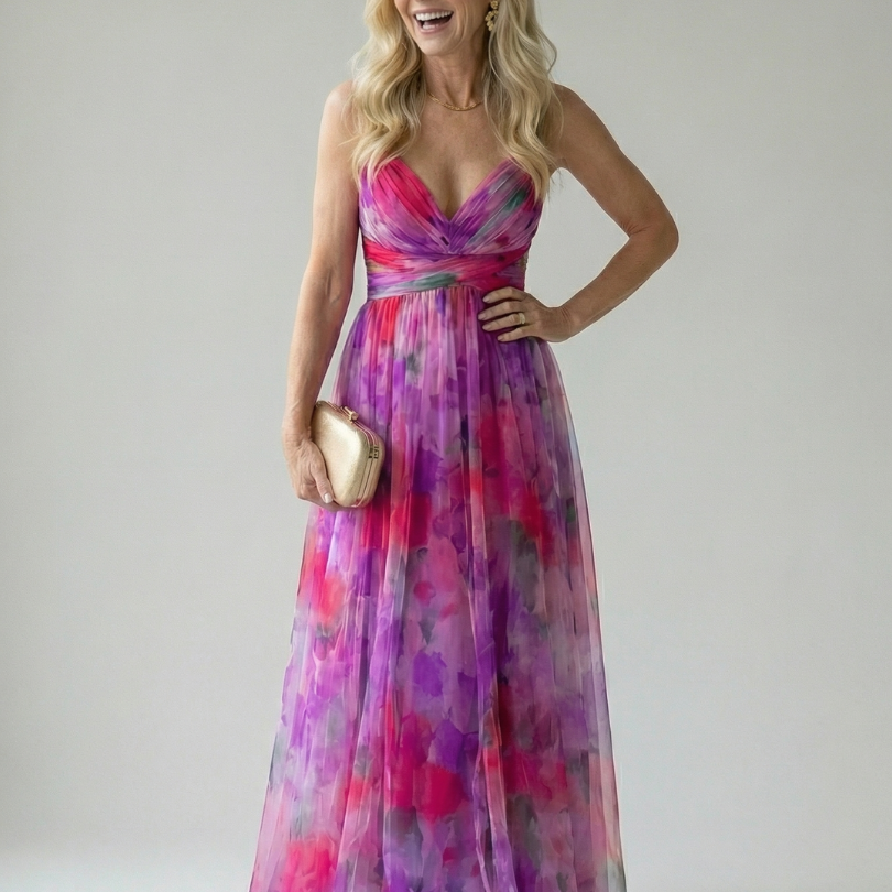 Isabella™ | Vestido Maxi Envolvente