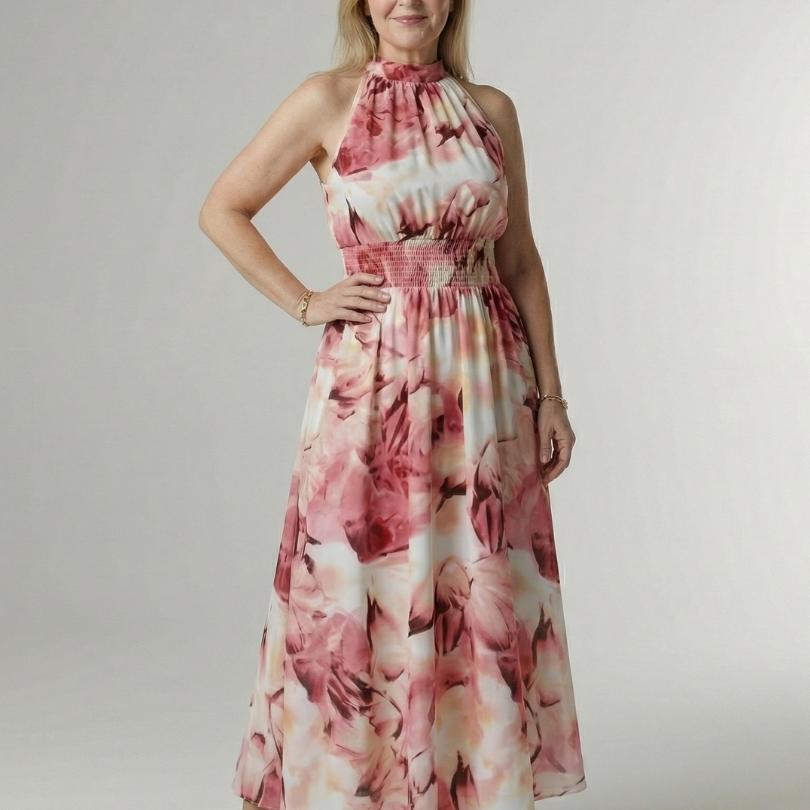 Beatriz™ | Vestido Midi Halter