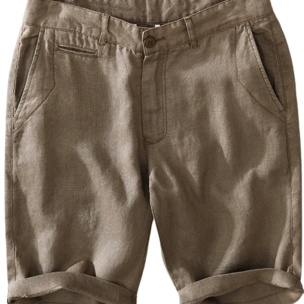 Pantalones cortos de lino Lisbo