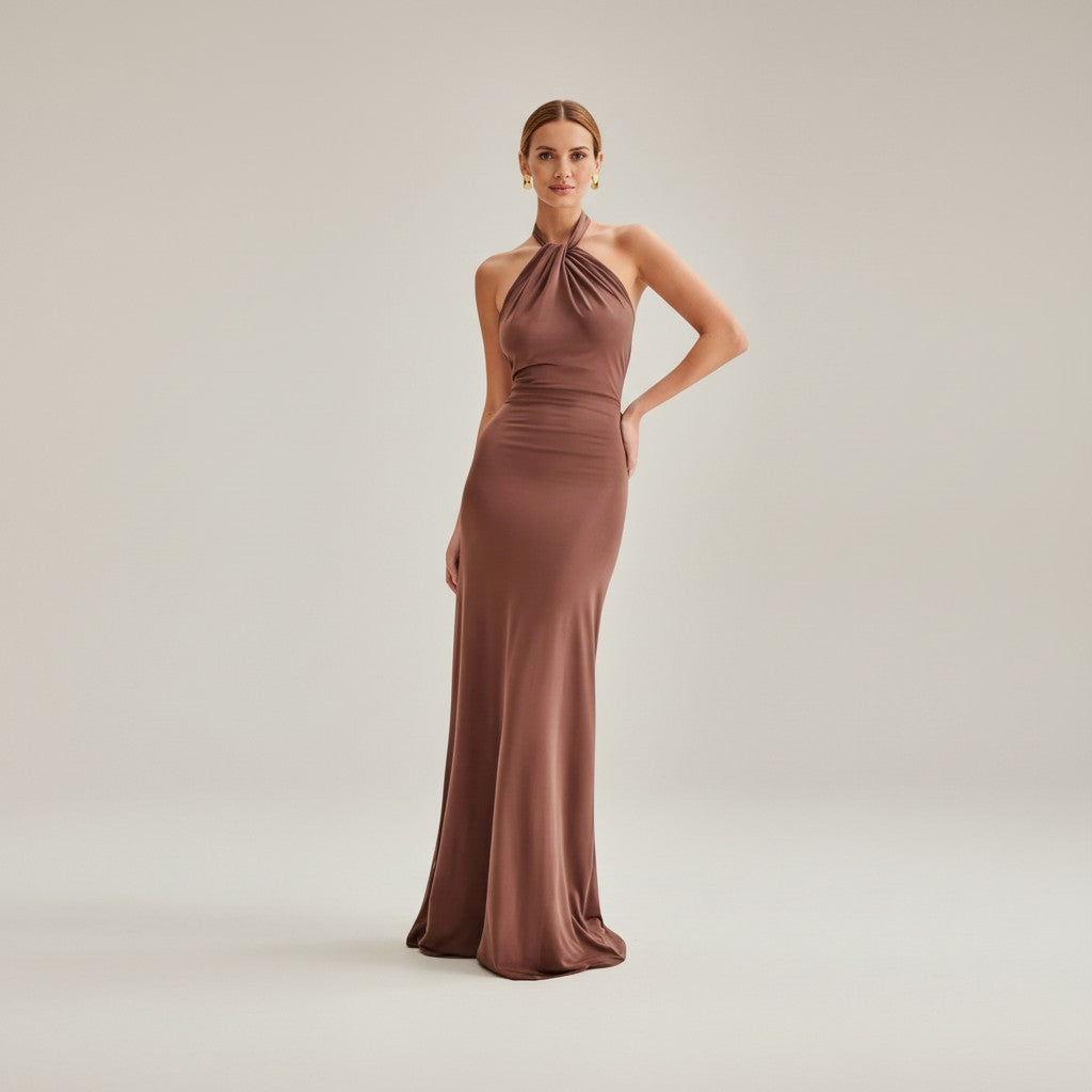 Verónica - Vestido seductor con espalda fruncida