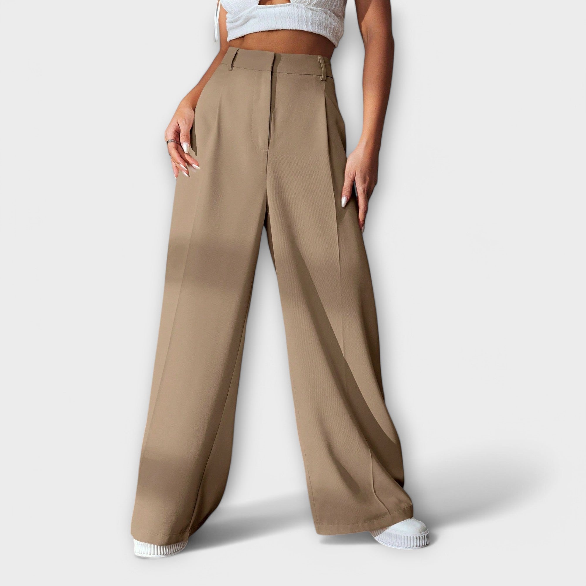 Pantalones Anchos de Mujer | Cintura Alta
