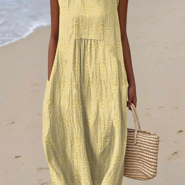 Rose™ | Vestido midi bordado