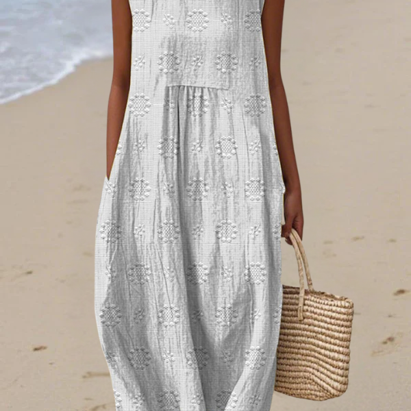 Rose™ | Vestido midi bordado