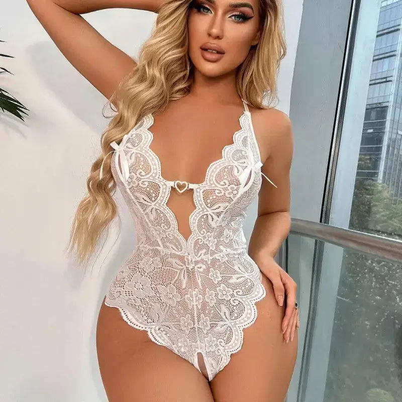 Isabel - Body con abertura y lazo