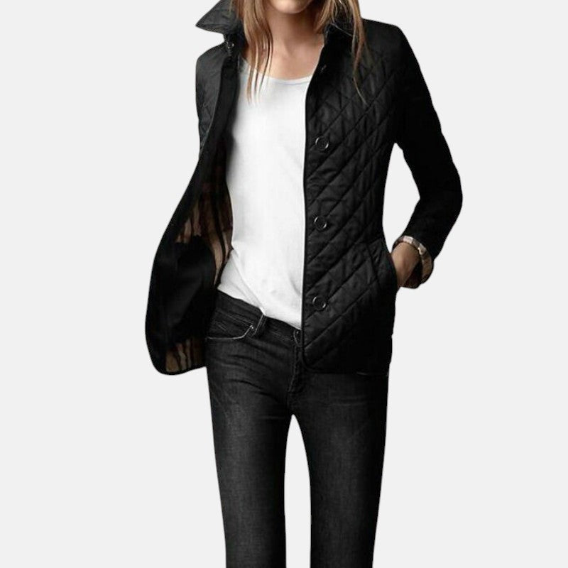 Elena - Chaqueta elegante acolchada de otoño