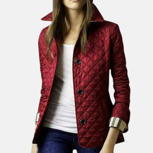 Elena - Chaqueta elegante acolchada de otoño