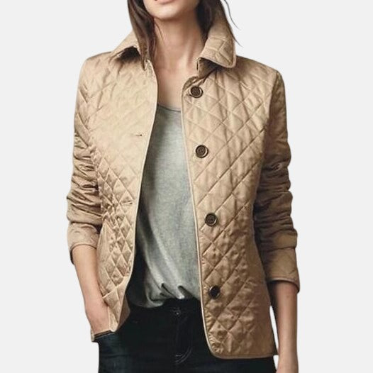Elena - Chaqueta elegante acolchada de otoño