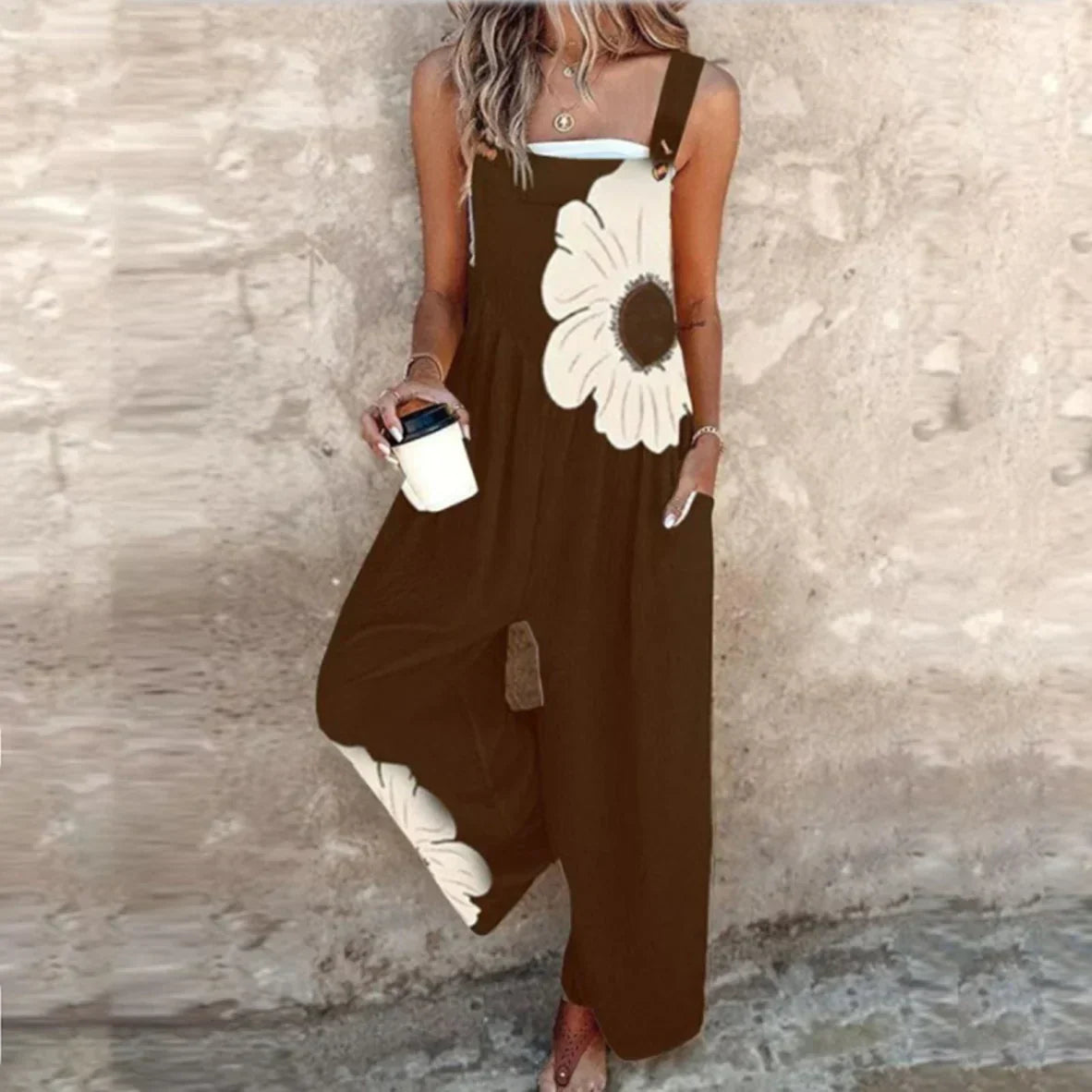 Lucía - Mono estampado cómodo