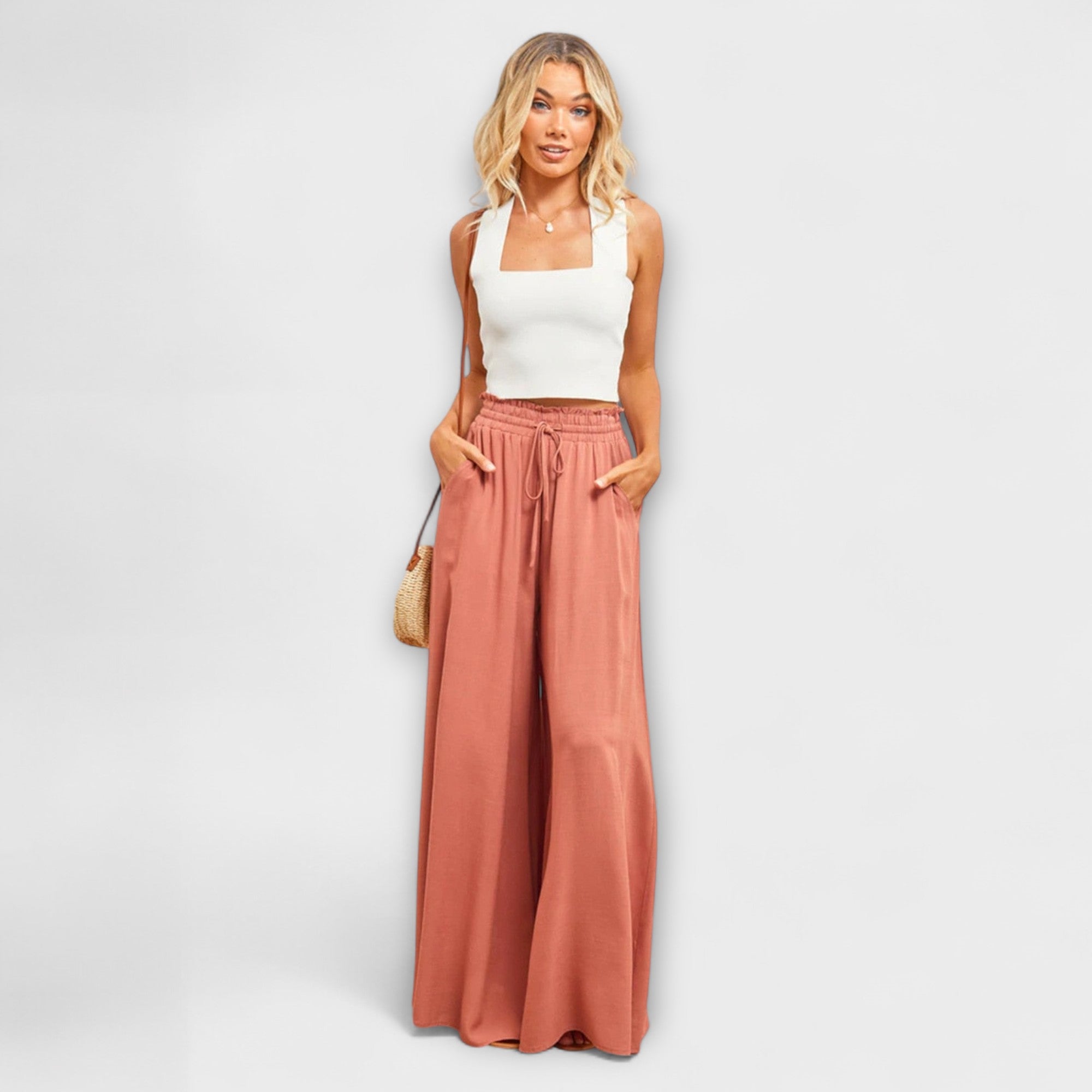 Andrea - Pantalones de corte holgado cómodos