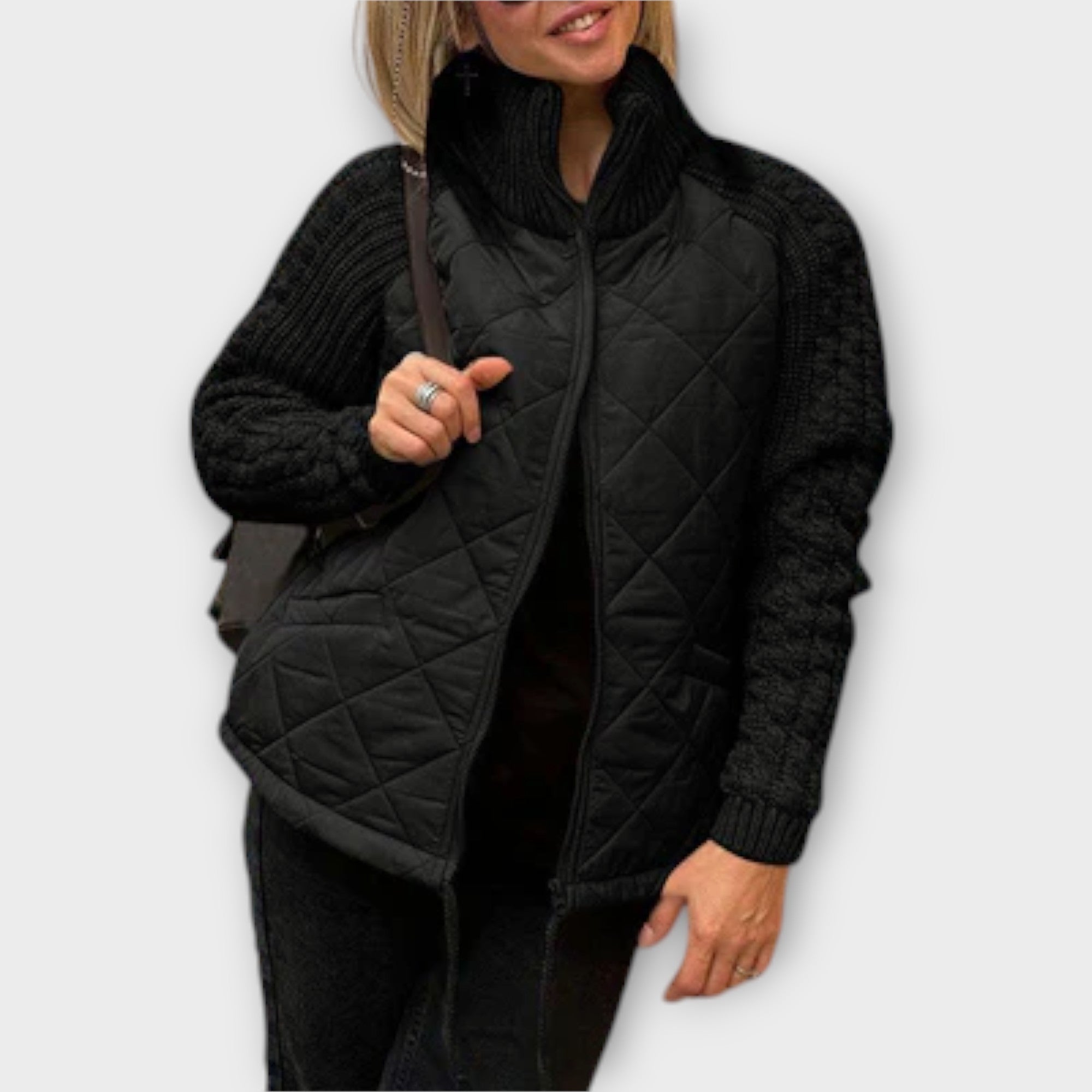 Valeria - Chaqueta de cuello alto