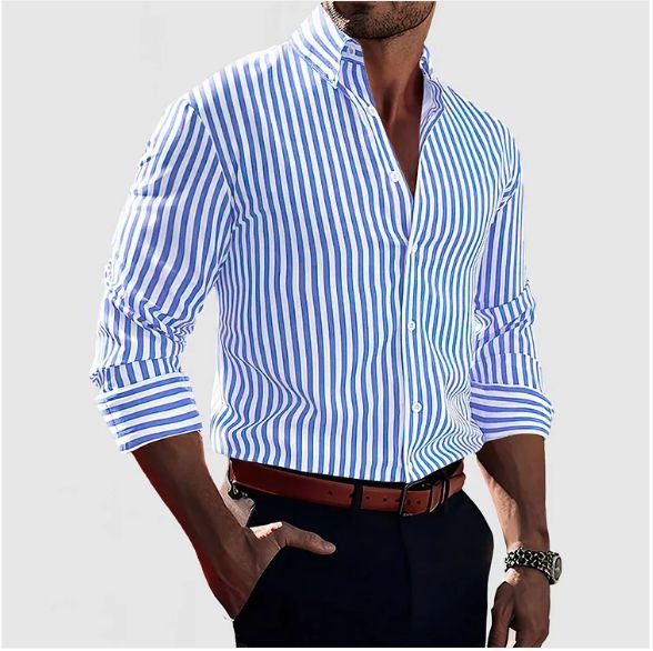 Alejandro™ | Camisa Elegante de Rayas