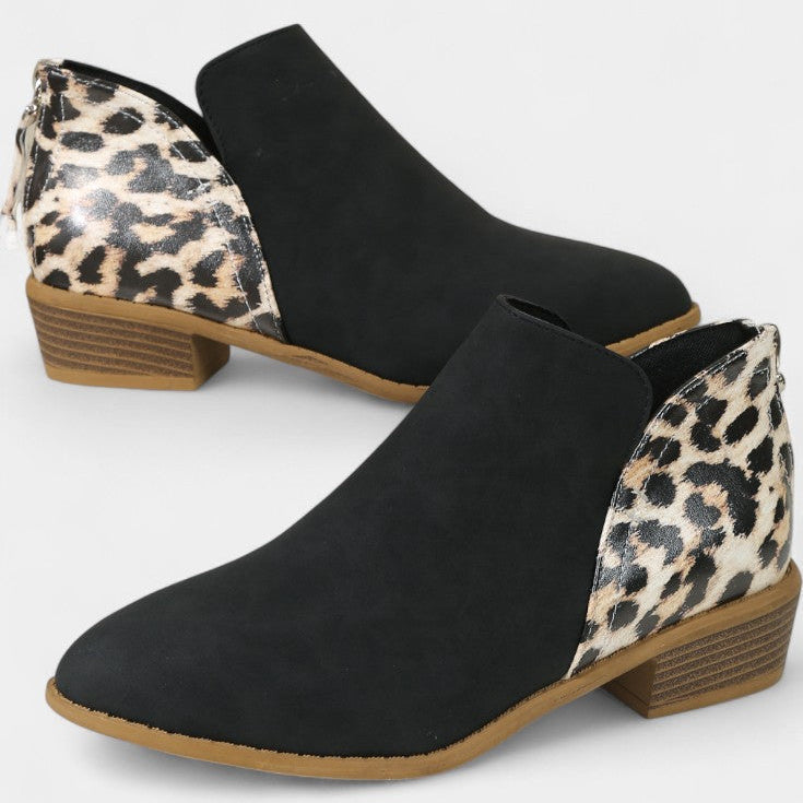 Janicee Botas Ortopédicas con Estampado de Leopardo