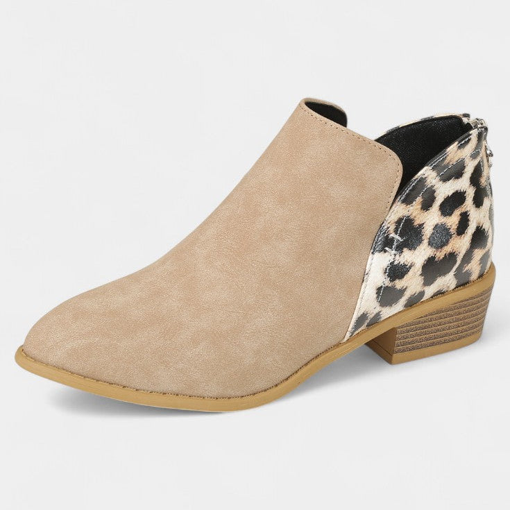 Janicee Botas Ortopédicas con Estampado de Leopardo