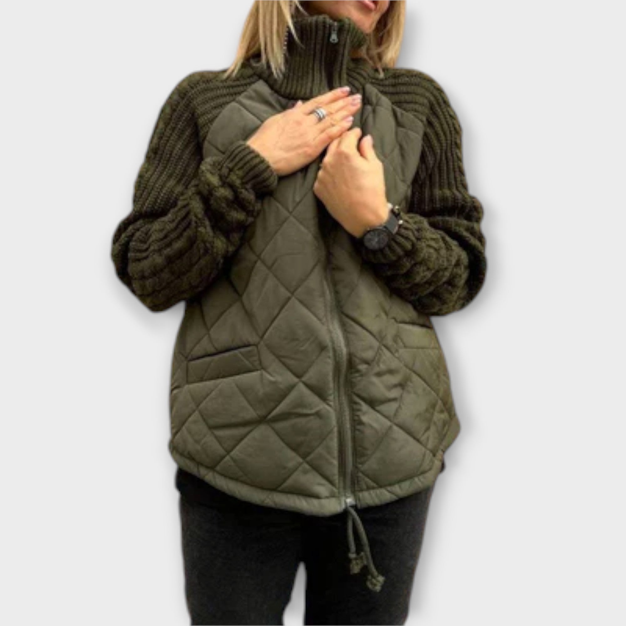 Valeria - Chaqueta de cuello alto