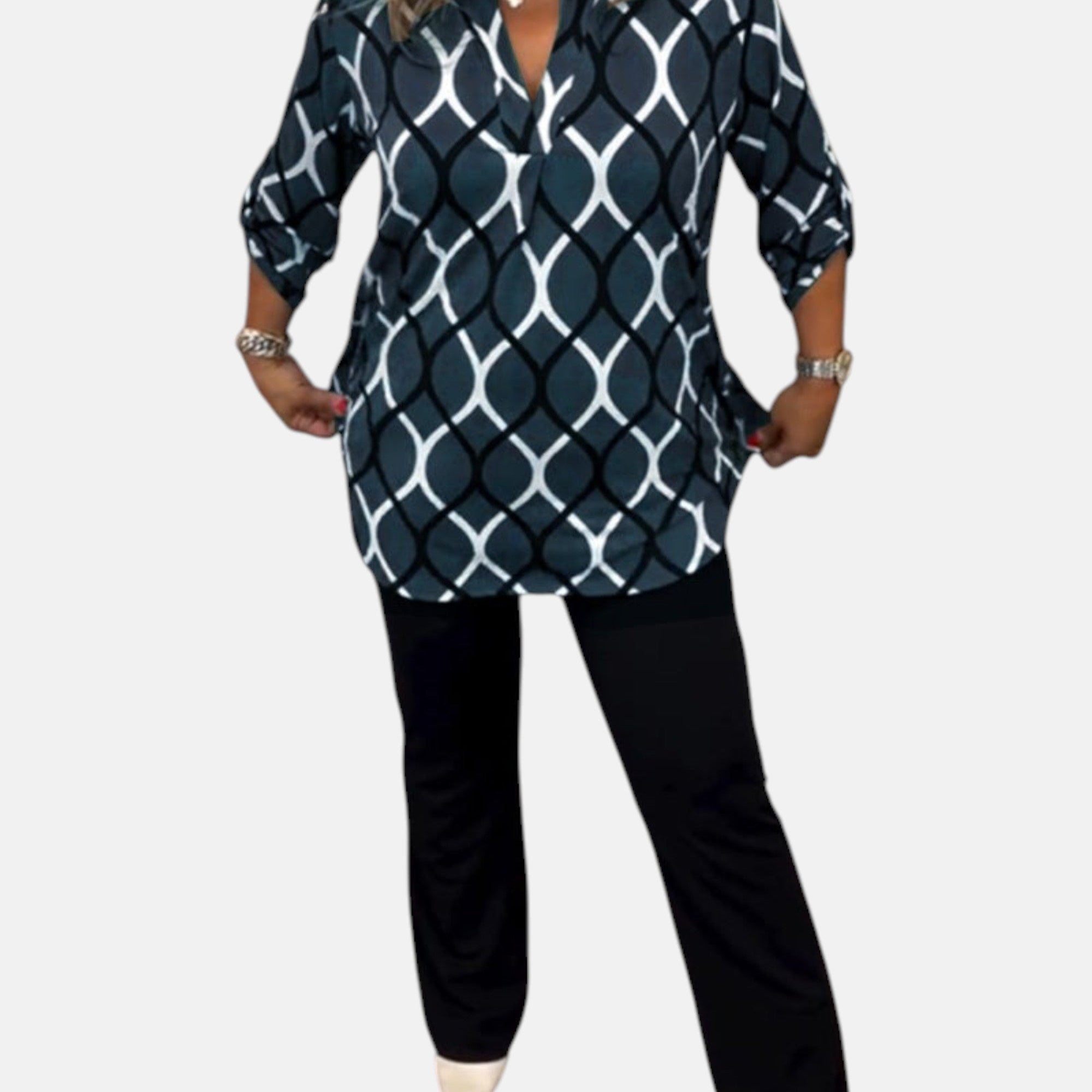 Isabel | Blusa informal de manga larga